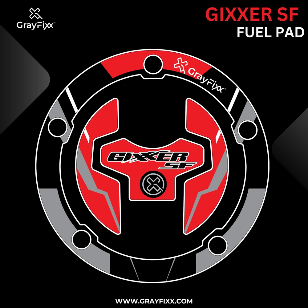 Gixxer SF Fuel Pad | Premium 3D Gel Fuel Pad, Pack of 1